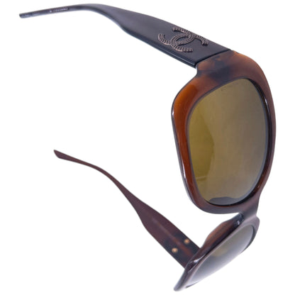 Vintage 2000s Chanel Studded Sunglasses in brown, photo 4