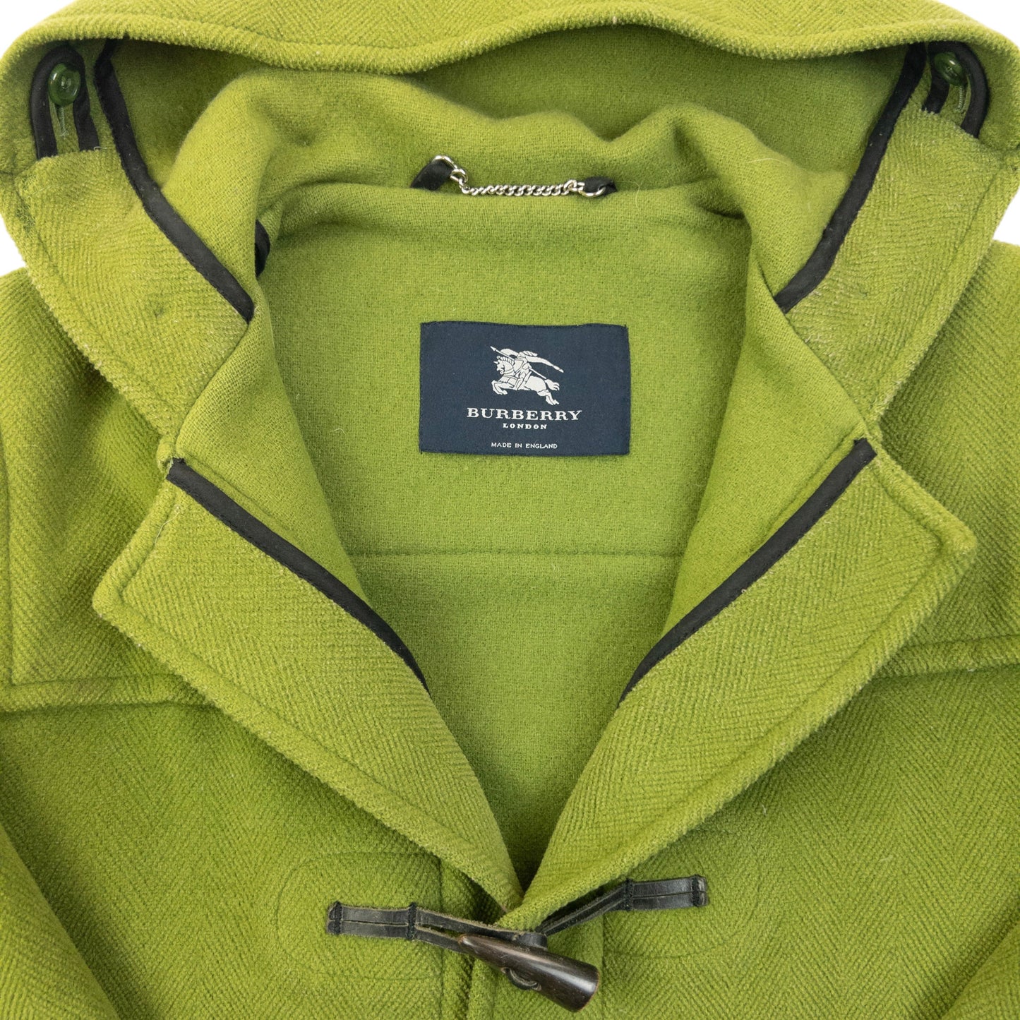 Vintage 2000s Burberry Wool Duffle Jacket Size XL