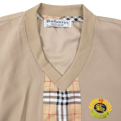 Vintage 90s Burberry Nova Check Lightweight Pullover Jacket Size S