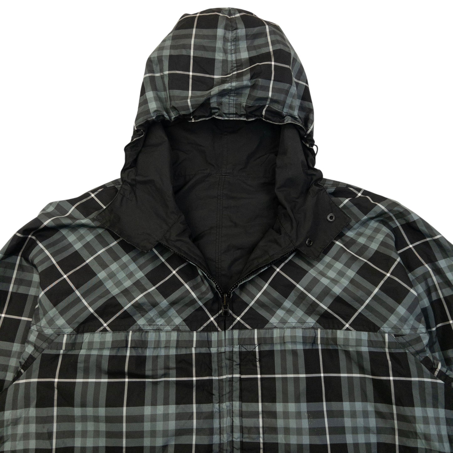Vintage 2000s Burberry Nova Check Reversible Packable Jacket Size L