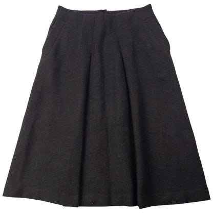 Vintage 90s Plantation By Issey Miyake Pleated Wool Skirt Womens Size W28