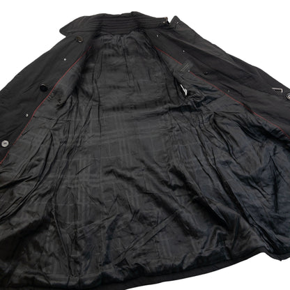 Vintage 2000s Burberry Black Label Belt Waist Trench Jacket Womens Size M