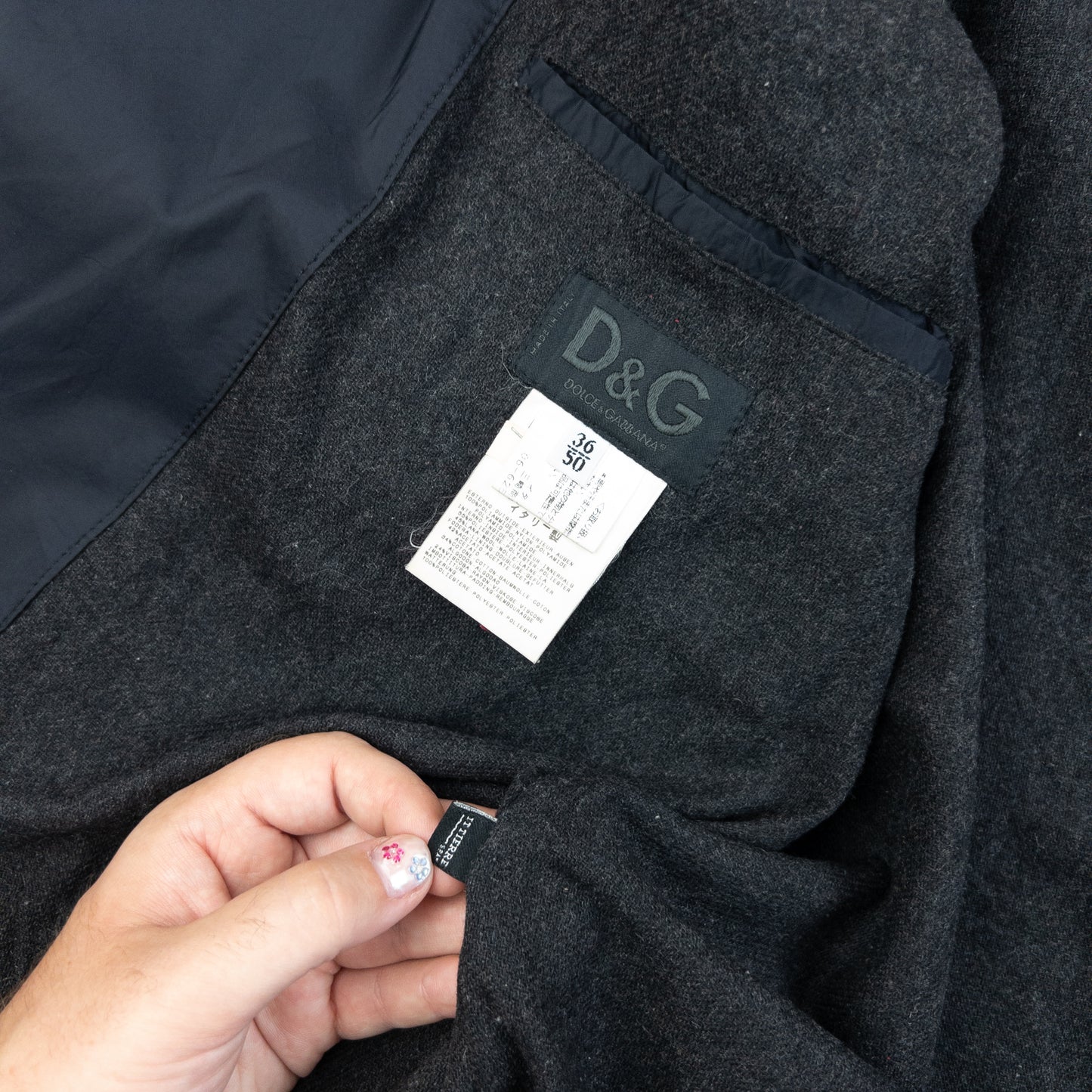 Vintage 2000s Dolce & Gabbana Zip Up Jacket Size XL