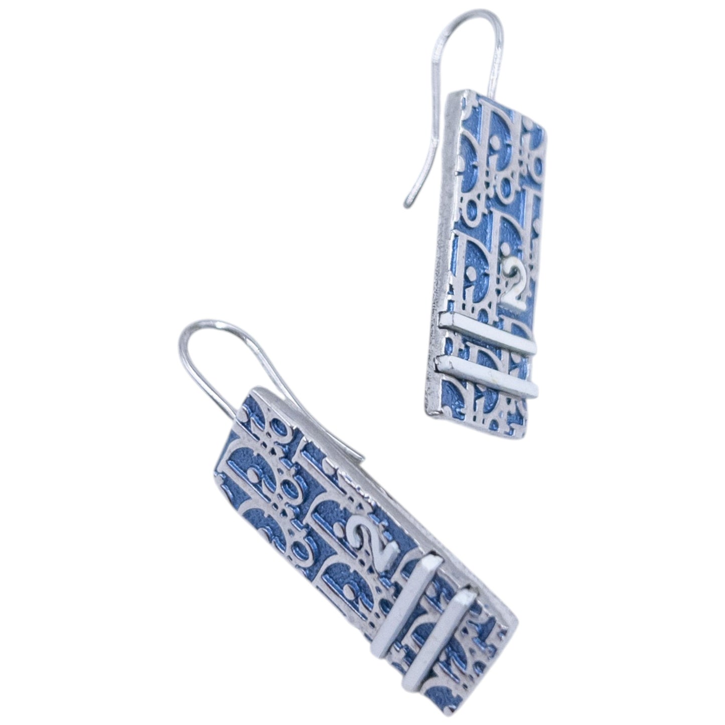 Vintage Dior Monogram Number Earrings