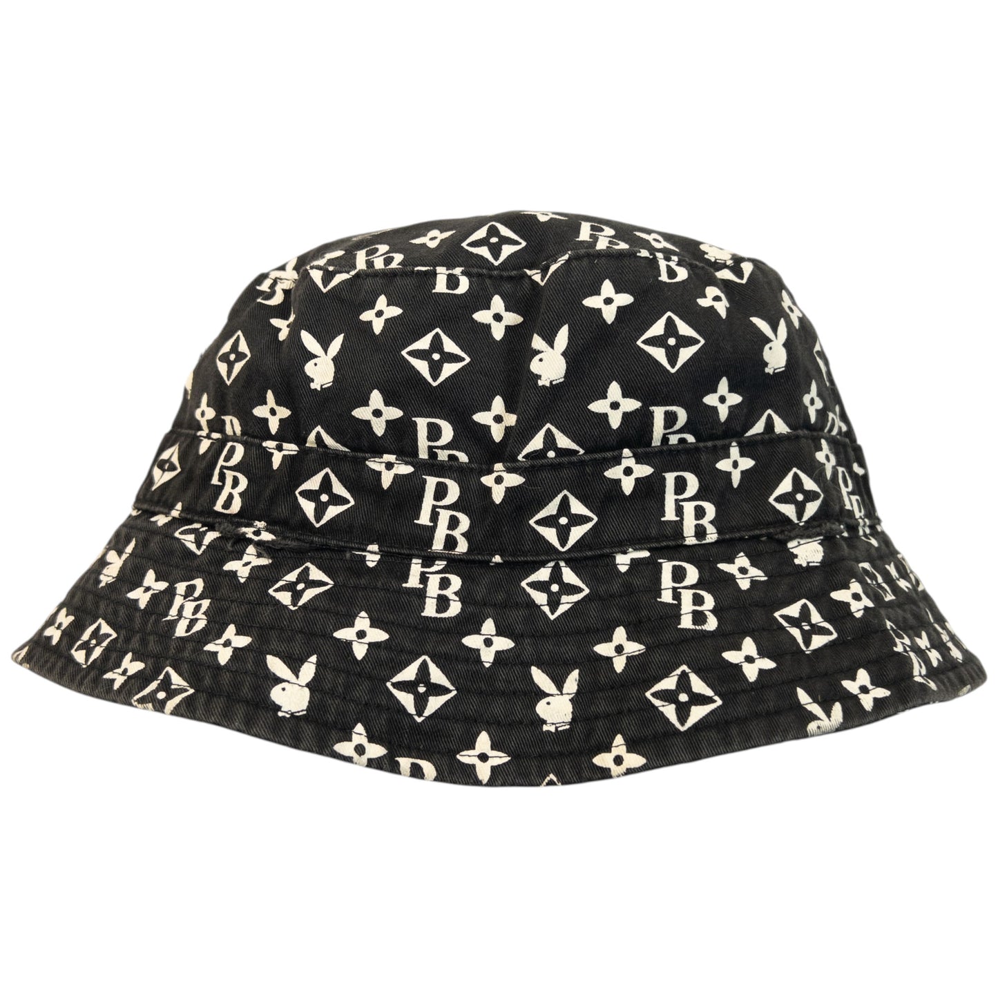 Vintage 2000s Playboy Monogram Bucket Hat