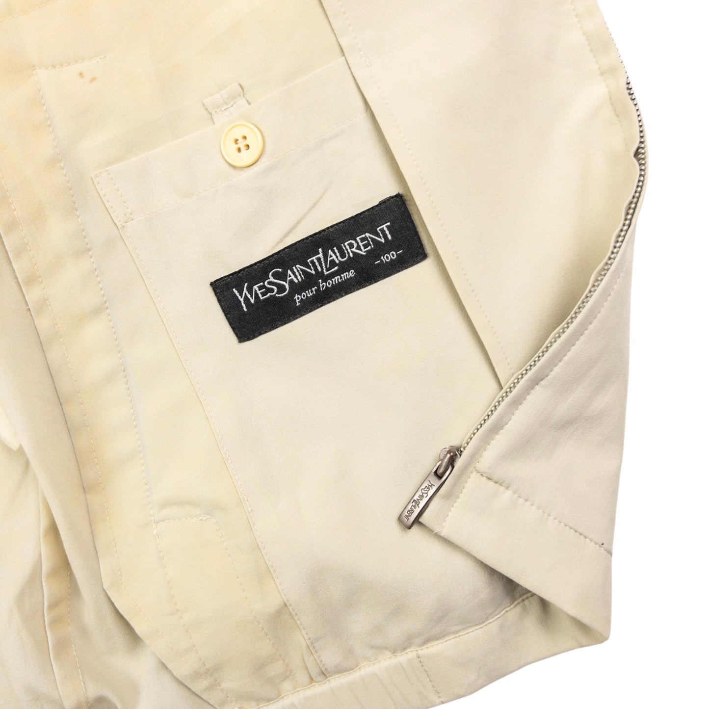 Vintage YSL Yves Saint Laurent Harrington Jacket Size M