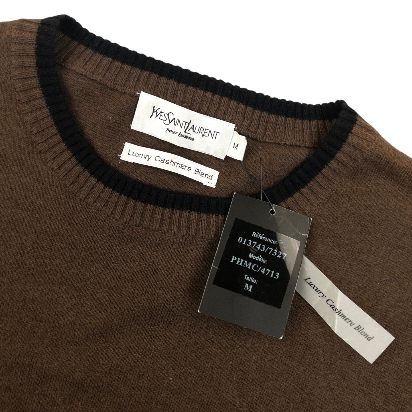 Vintage 2000s YSL Yves Saint Laurent Cashmere Jumper Size M
