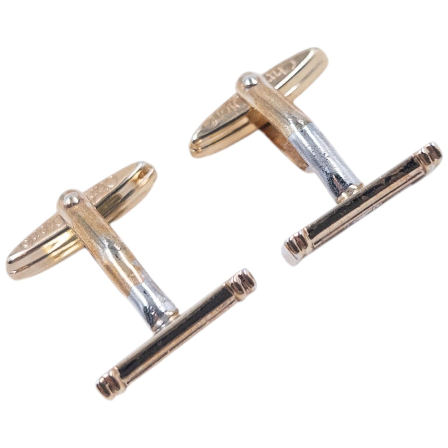 Vintage 90s Dior Embossed Cufflinks