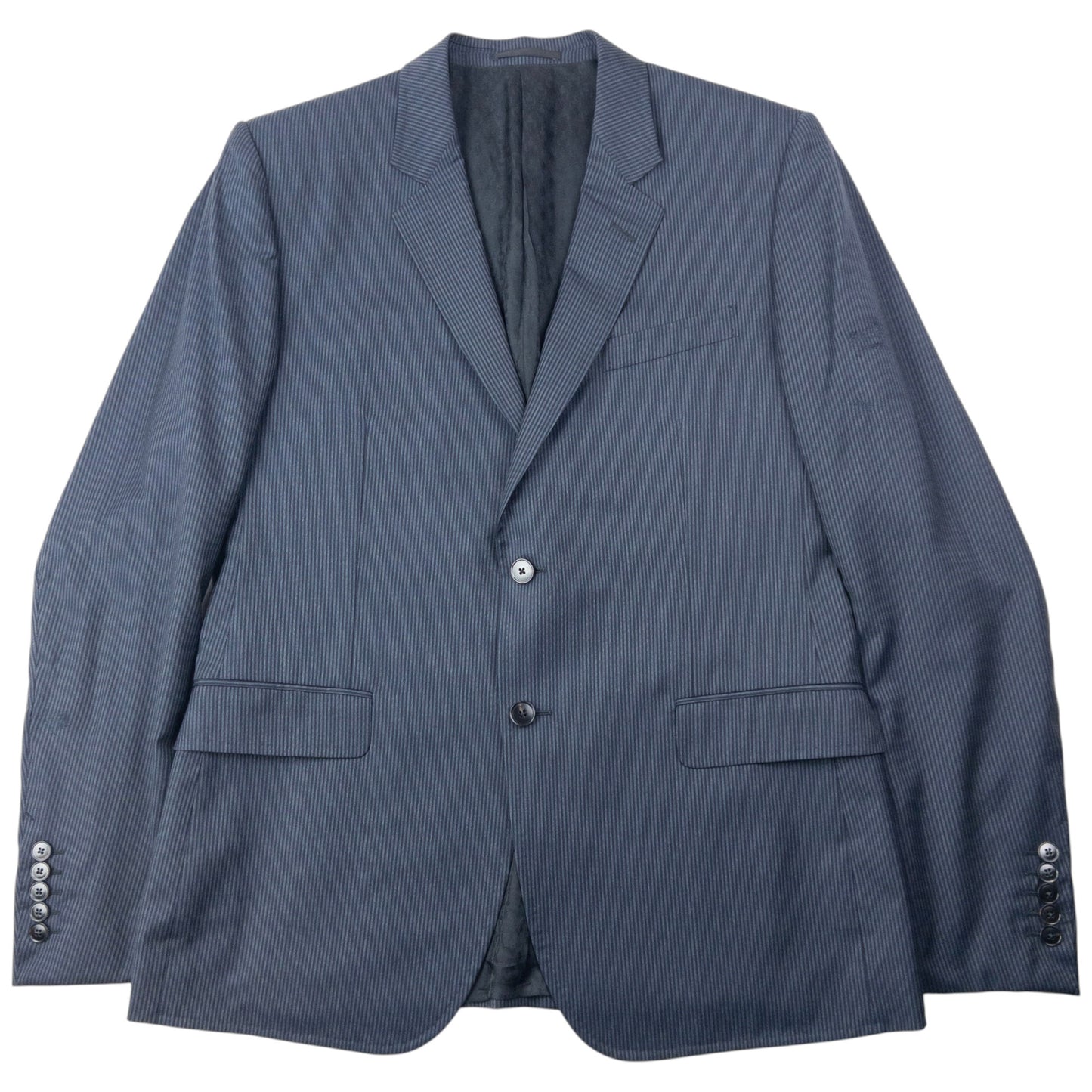 Vintage 2000s Gucci By Tom Ford Striped Jacket & Trousers Suit Set Size XL