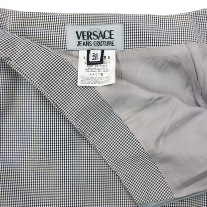 Vintage 2000s Versace Jeans Couture Checkered Skirt Womens Size W24