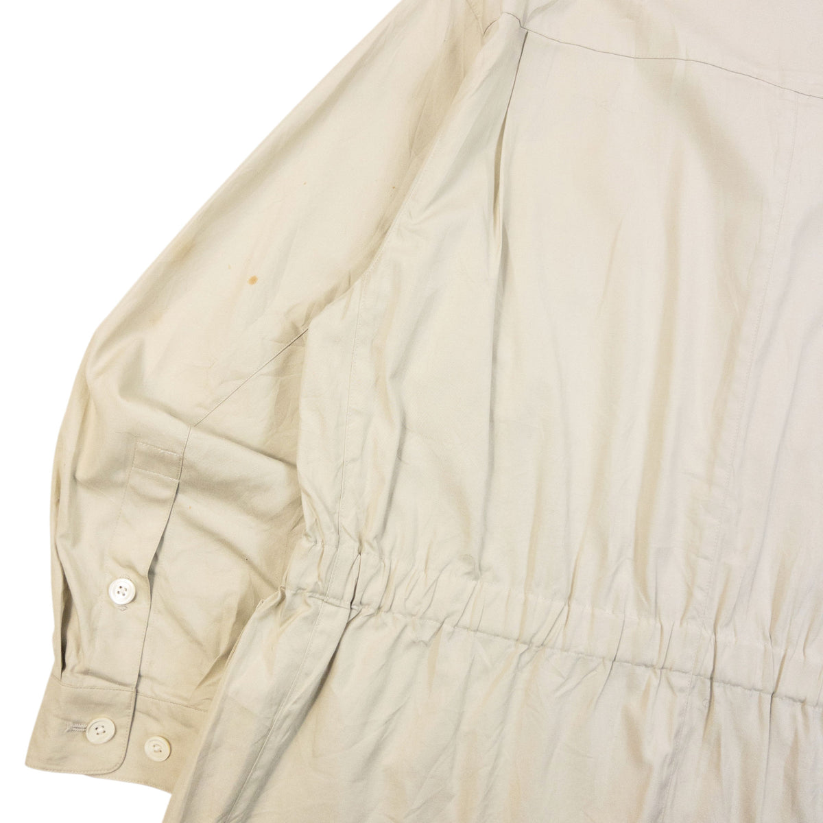 Vintage 90s Burberry Zip Up Cargo Jacket in cream, photo 7