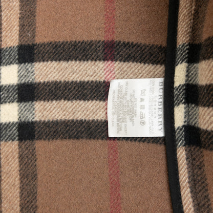 Vintage Burberry Nova Check Lined Wool Duffle Jacket Size L