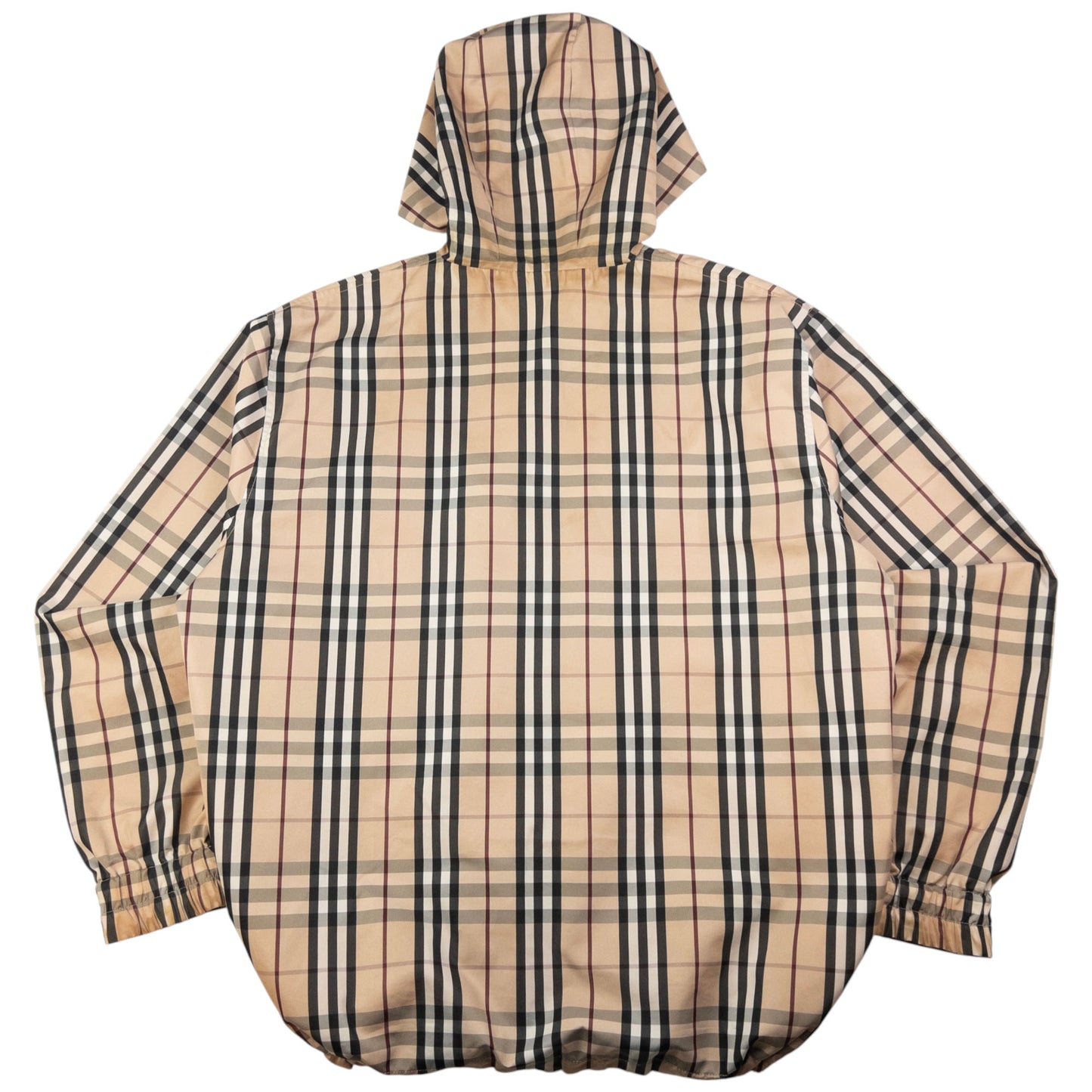 Vintage Burberry Nova Check Reversible Zip Up Jacket Size XL
