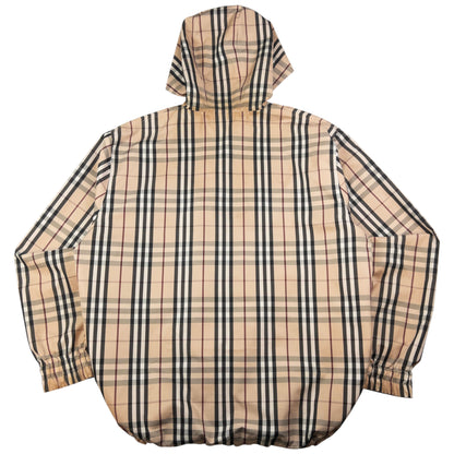 Vintage Burberry Nova Check Reversible Zip Up Jacket Size XL