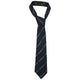 Vintage 80s Gucci Horse Bit Striped Silk Tie