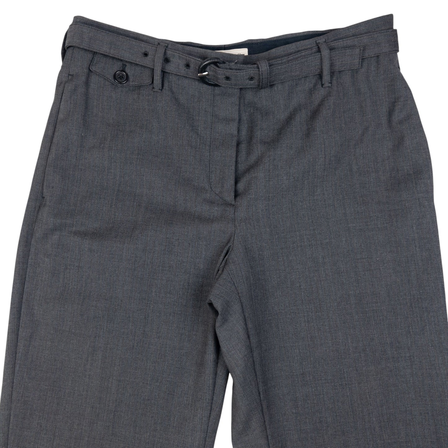 Vintage Prada Striped Belt Waist Trousers Size W28