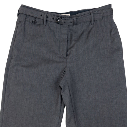 Vintage Prada Striped Belt Waist Trousers Size W28