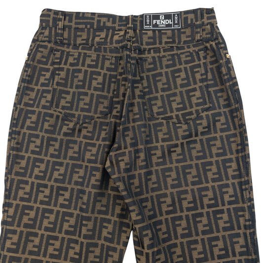 Vintage 90s Fendi Monogram Trousers Womens Size W27