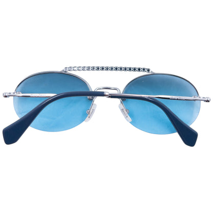 Miu Miu Bejewelled Rimless Sunglasses