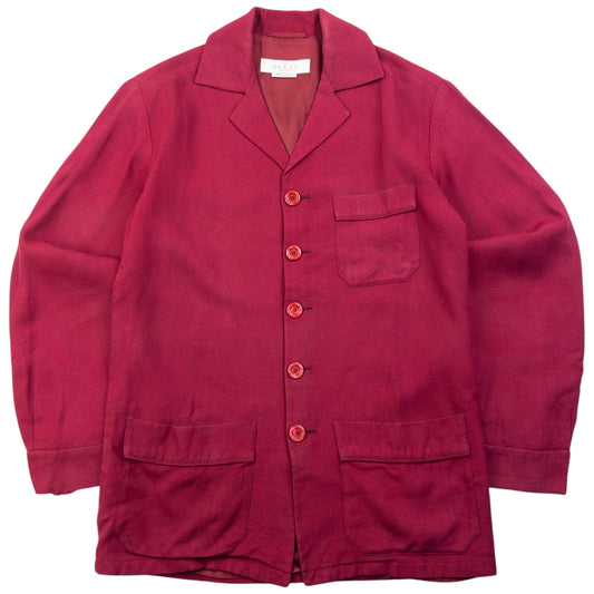 Vintage 2000s Gucci Uniform Button Up Jacket Womens Size M