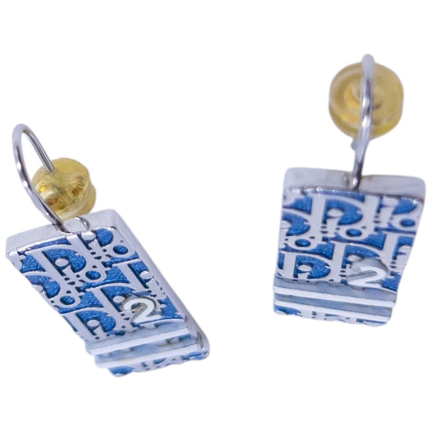 Vintage 2000s Dior Monogram Number Earrings