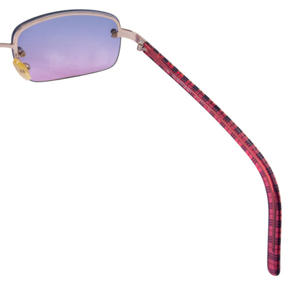 Vintage 2000s Burberry Nova Check Rimless Sunglasses, photo 6