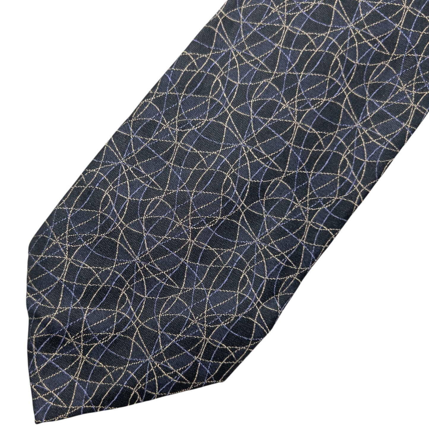 Vintage 90s Issey Miyake Pattern Silk Tie
