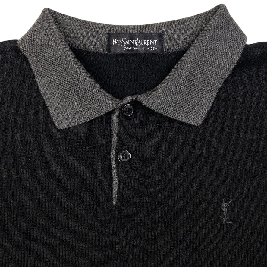 Vintage YSL Yves Saint Laurent Polo Jumper Size  S