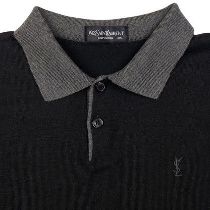 Vintage YSL Yves Saint Laurent Polo Jumper Size  S