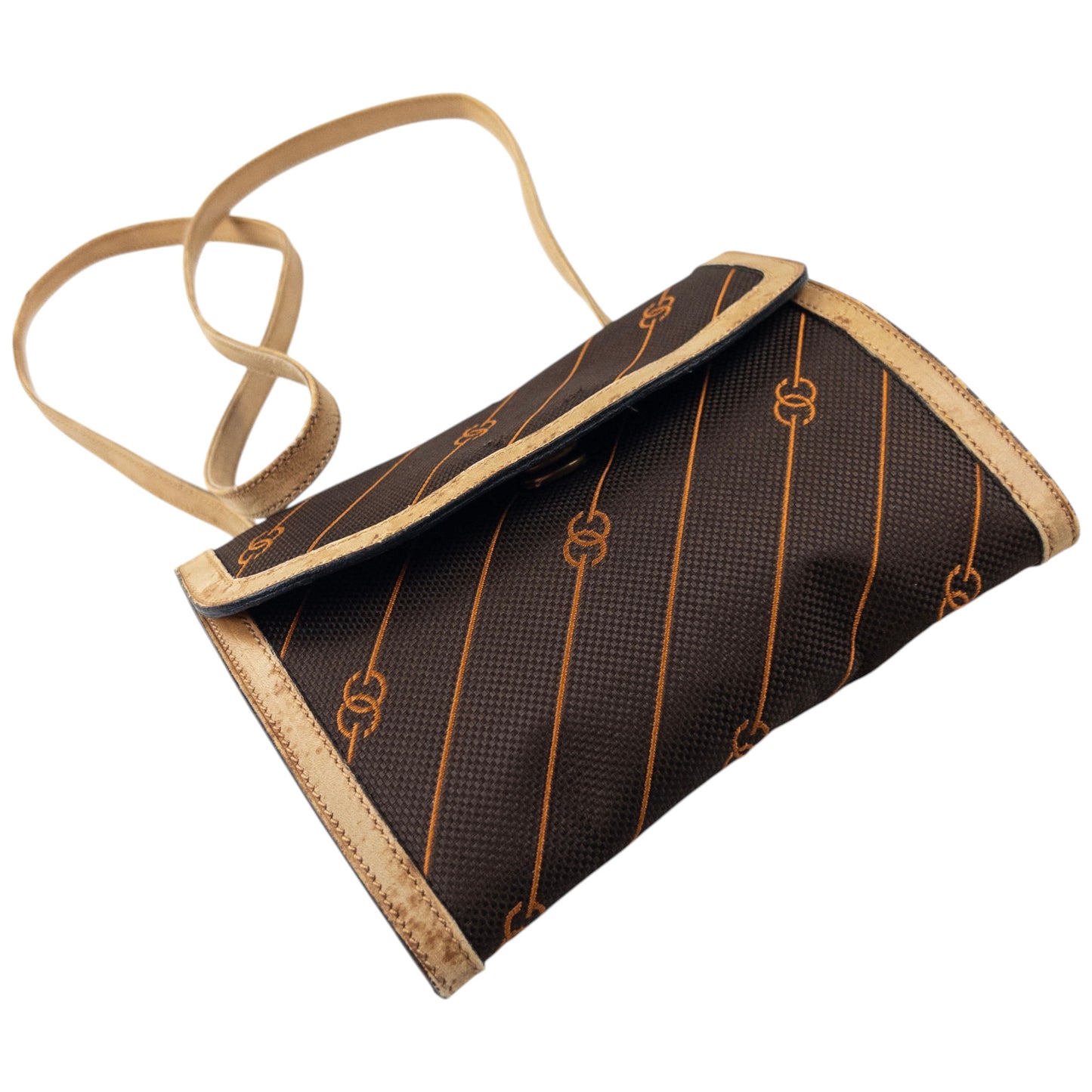 Vintage Gucci Striped Mini Crossbody Bag