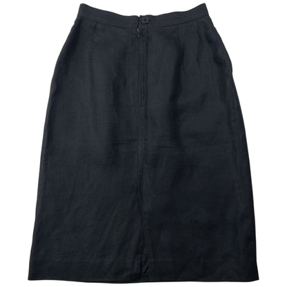 Vintage 70S Gucci Linen Skirt Womens Size W24