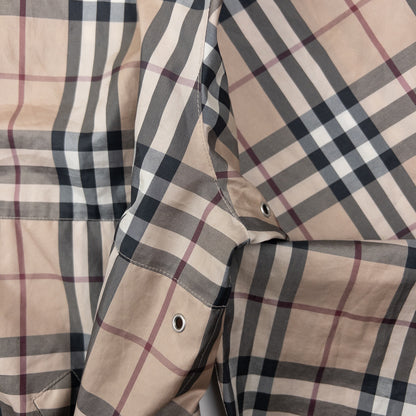 Vintage Burberry Nova Check Packable Jacket Size XL