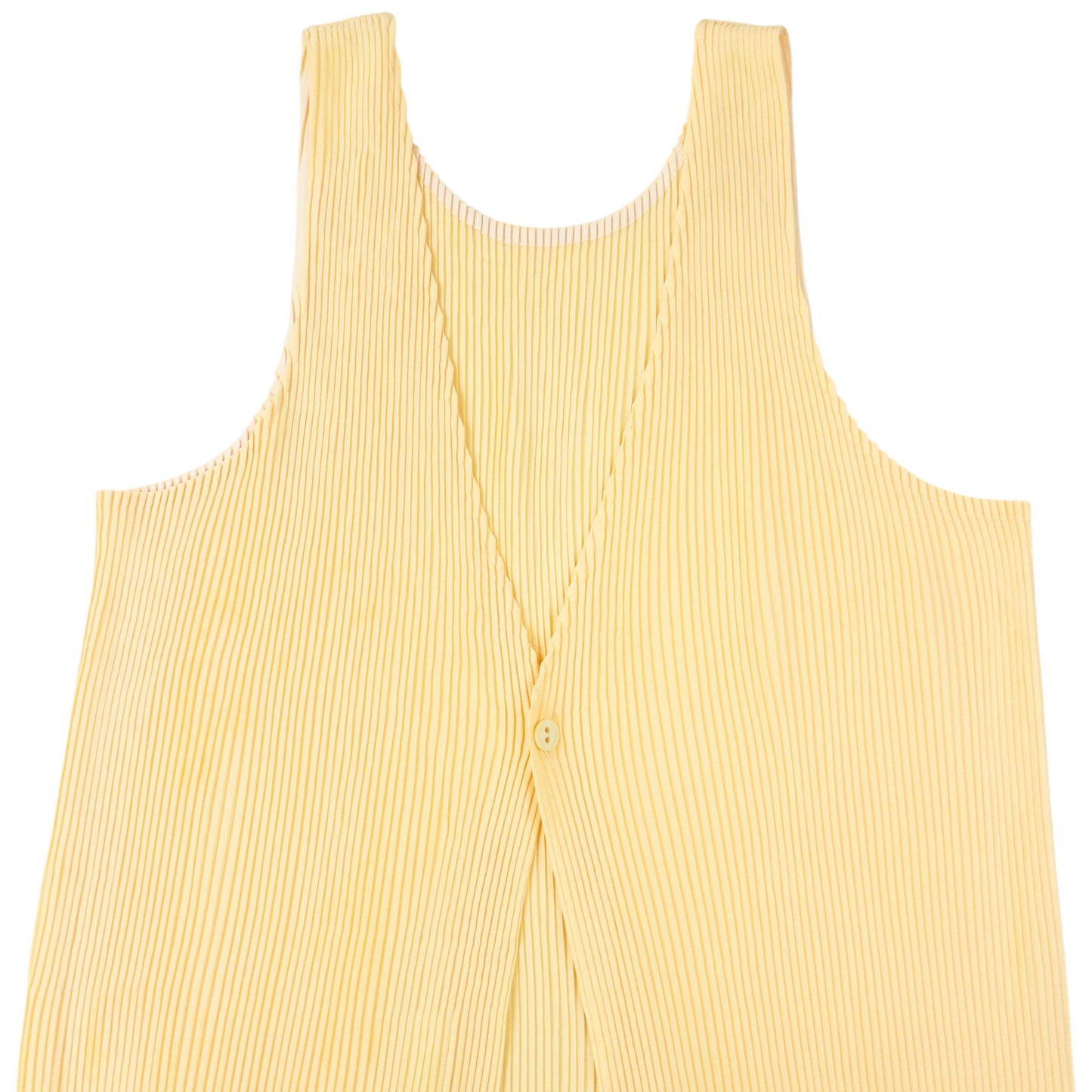 Vintage 90s Issey Miyake Pleated Longline Vest Dress Womens Size M
