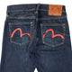 Vintage Evisu Double Gull Japanese Denim Jeans Size W28