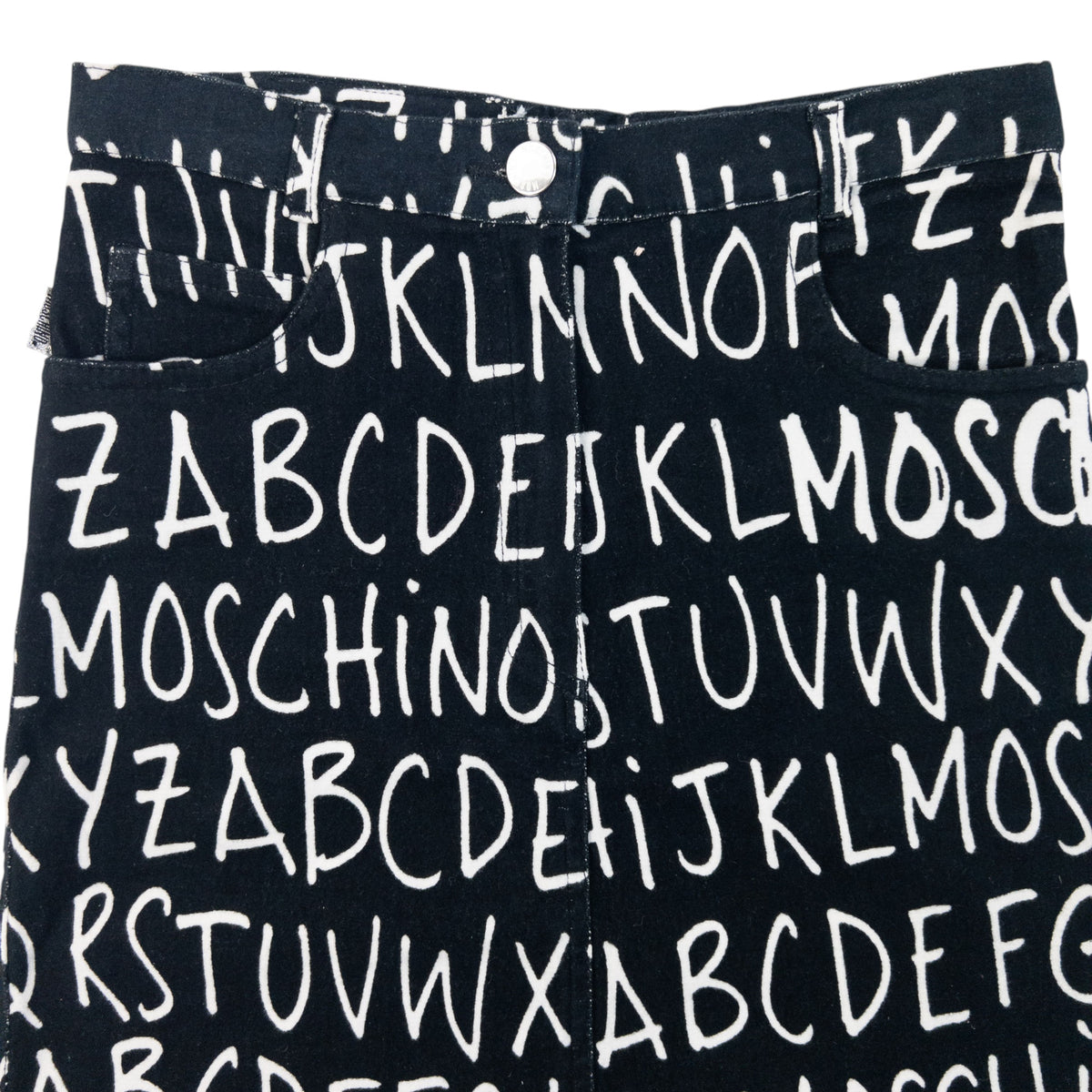 Vintage 2000s Moschino Alphabet Skirt Womens Size W26