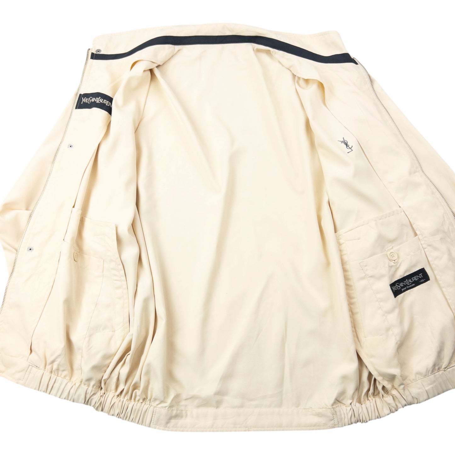 Vintage 90s  YSL Yves Saint Laurent Harrington Jacket Size XL