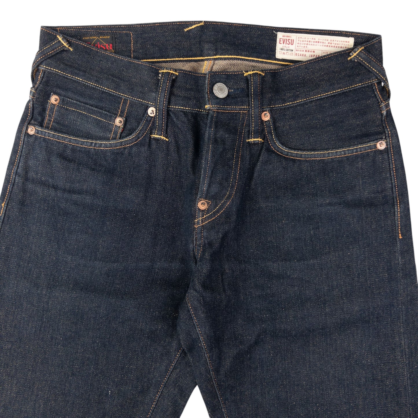 Vintage Evisu Gull Skull Japanese Denim Jeans Size W28
