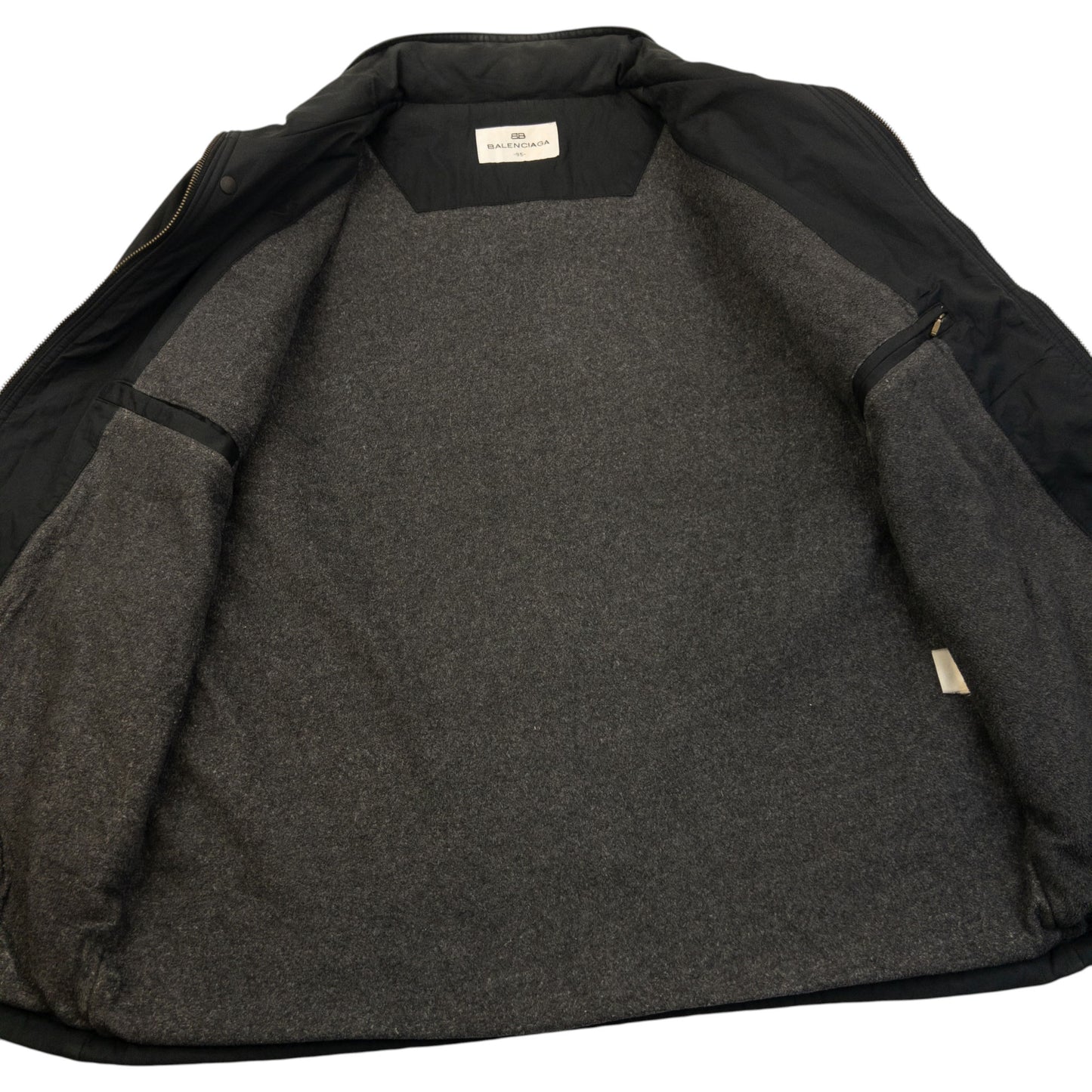Vintage 90s Balenciaga Fleece Lined Jacket Size S