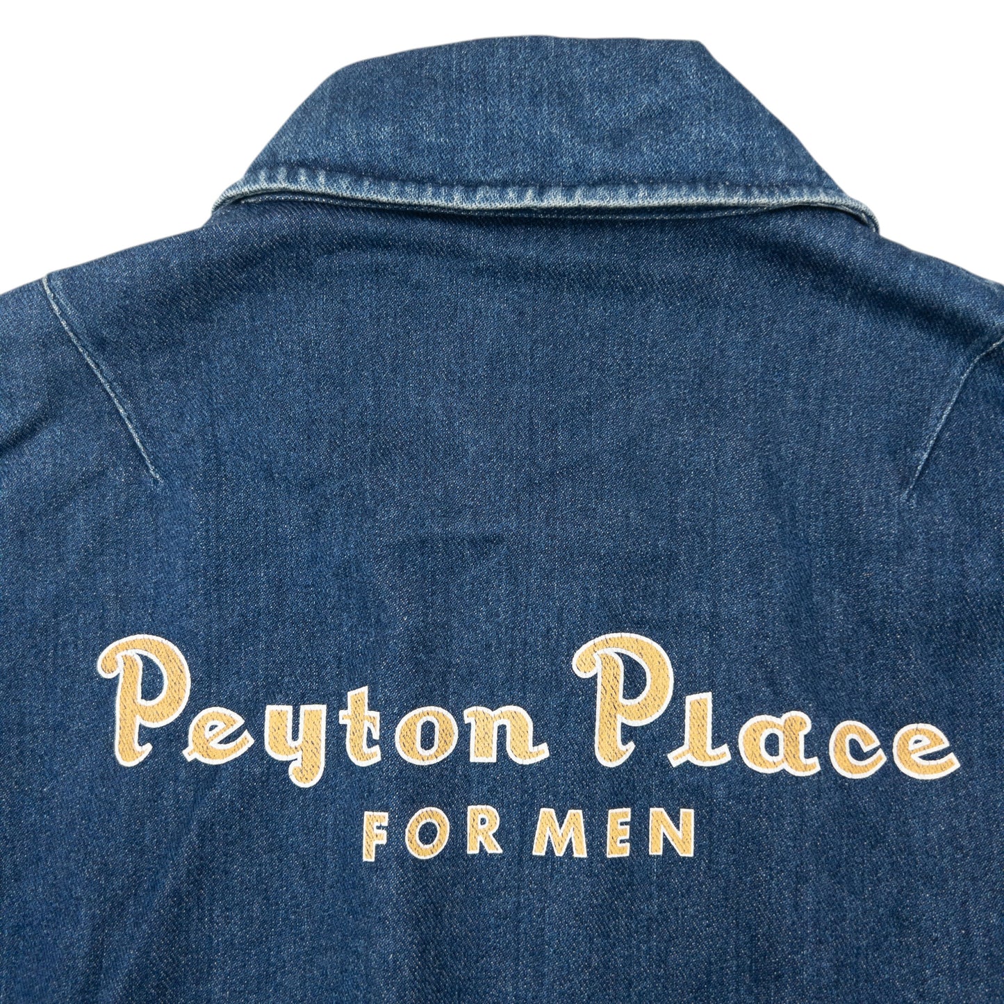 Vintage 90s PPFM Zip Up Denim Jacket Size M