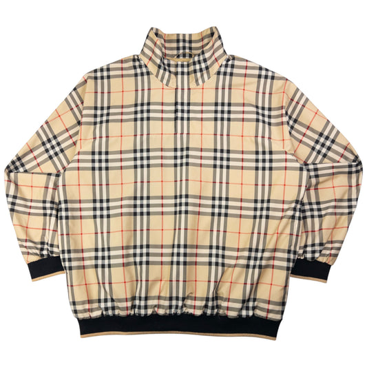 Vintage Burberry Nova Check Q Zip Jacket Size L