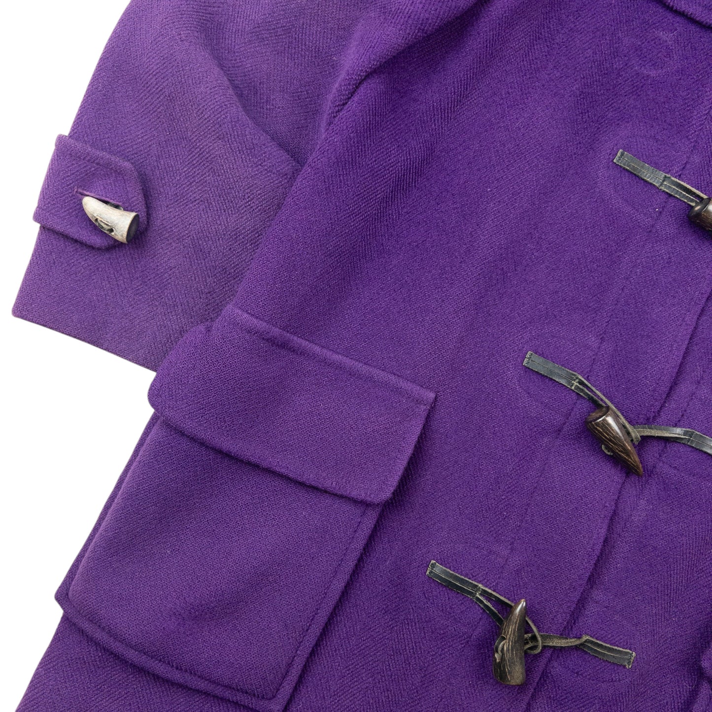 Vintage 2000s Burberry Wool Duffle Jacket Womens Size XL