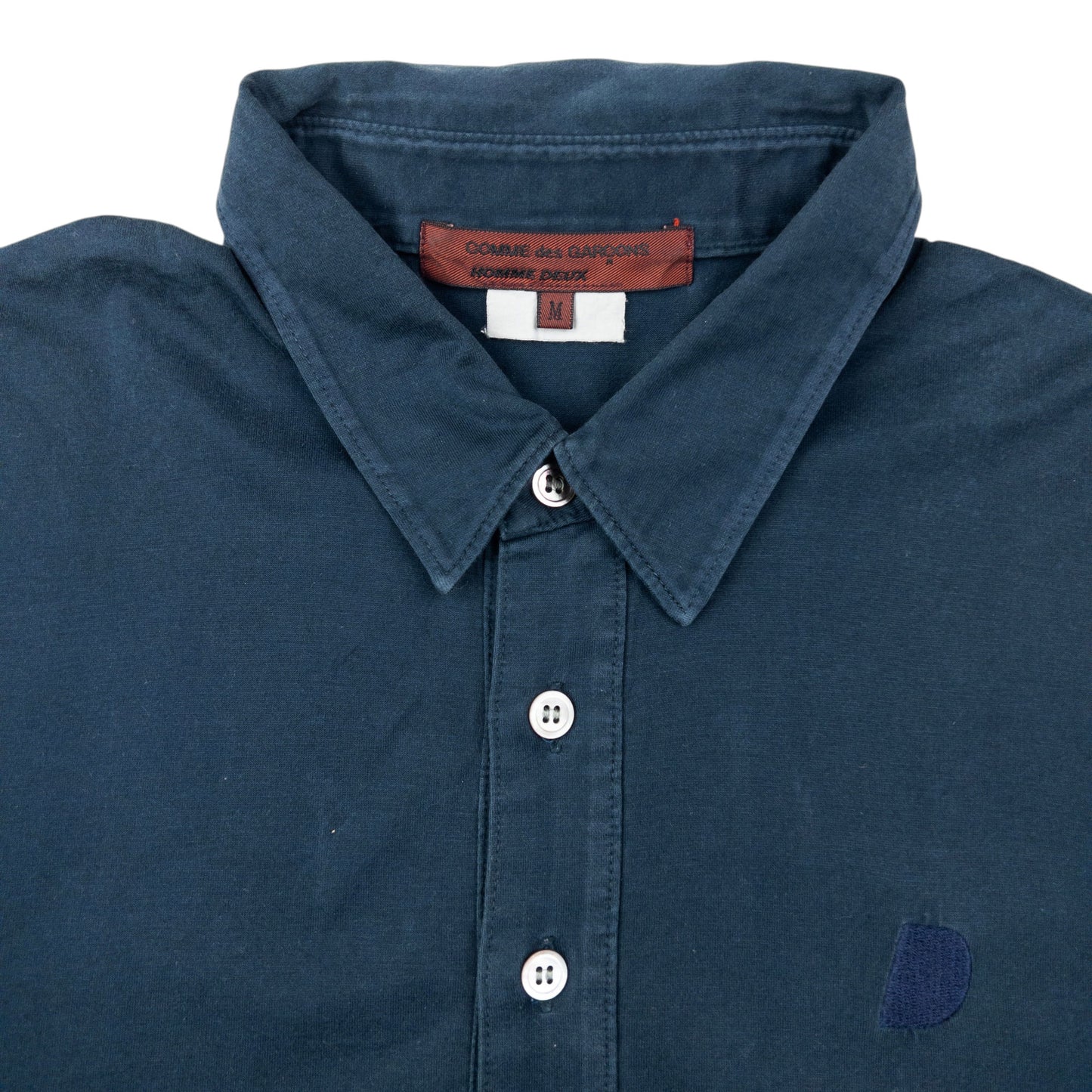 Vintage 2000s Comme Des Garçons HOMME DEUX Polo Shirt Size M