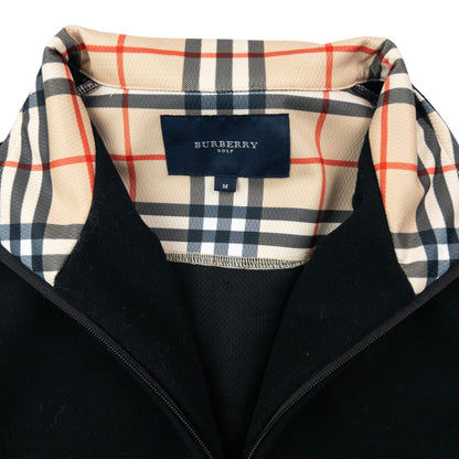 Vintage 2000s Burberry Golf Q Zip Fleece Sweatshirt Size M