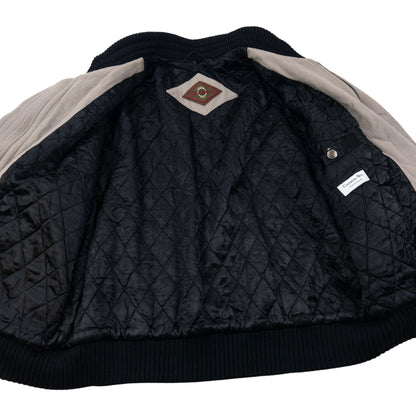 Vintage 90s Hugo Boss Cashmere Bomber Jacket Size XL