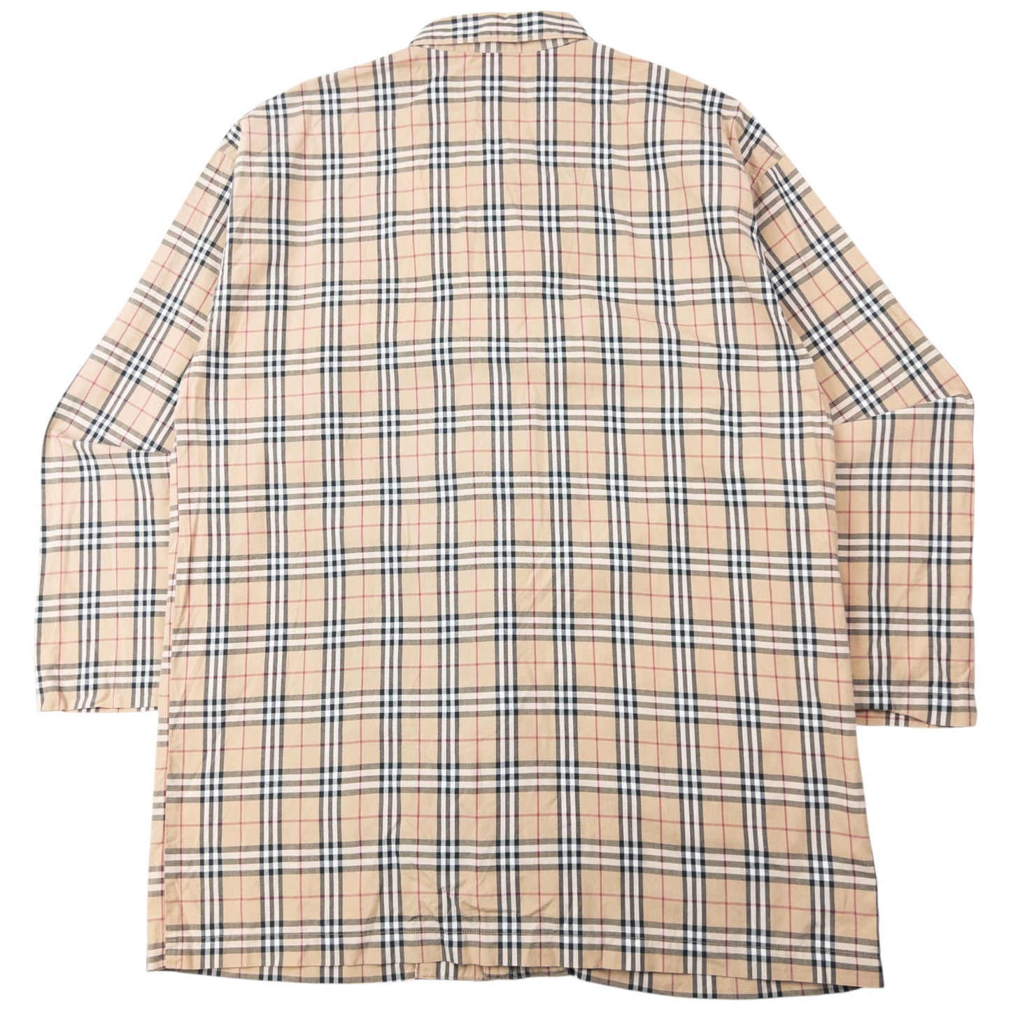 Vintage 2000s Burberry Nova Check Long Sleeve Button Up Shirt Size M