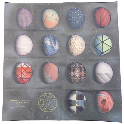 Vintage 2000s Issey Miyake Space Planet Scarf