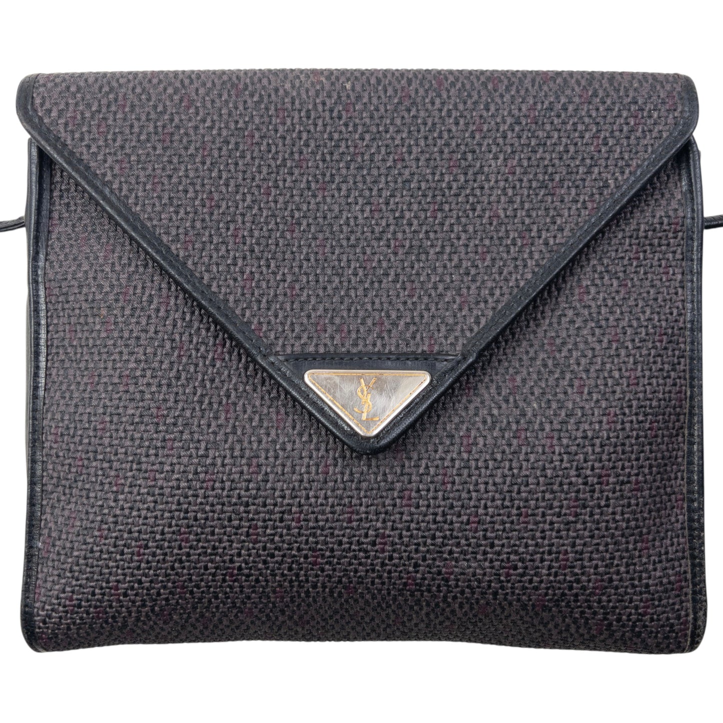 Vintage 80s YSL Yves Saint Laurent Woven Crossbody Bag
