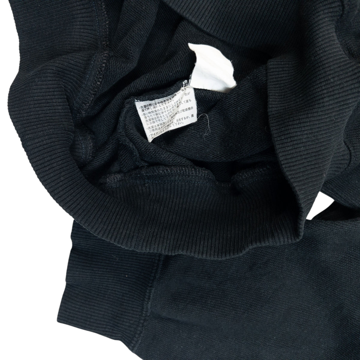 Vintage 90s Comme Des Garçons HOMME Sweatshirt in black, photo 5