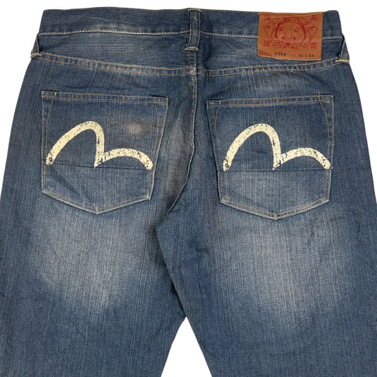 Vintage Evisu Double Gull Japanese Denim Jeans Size W32