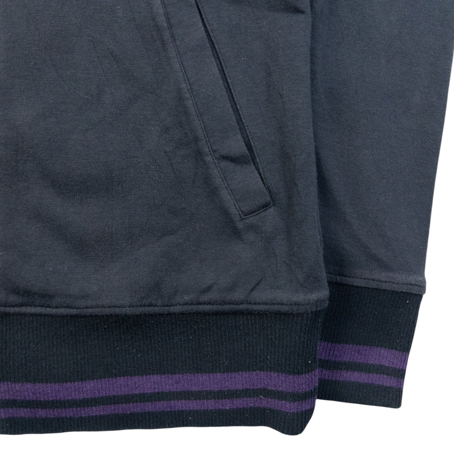 Vintage 2000s Burberry Black Label Reversible Zip Up Sweatshirt Womens Size M